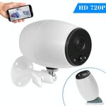 VESAFE VS-DC01 Security HD 720P Telecamera IP Wifi wireless bidirezionale audio, supporto visione notturna e rilevamento PIR e scheda TF, IP54 impermeabile (bianco)