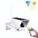 YS-Y4 1080P HD Telecamera con batteria solare WiFi, supporto per rilevamento del movimento e visione notturna a infrarossi e scheda SD (massimo 32 GB)