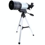 F30070M Cannocchiale da osservazione portatile professionale ad alta definizione High Times Espace telescopio con treppiede (argento)