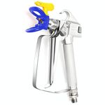Pistola a spruzzo airless ad alta pressione e portaugello e set di ugelli, accessori per spruzzatore a spruzzo di vernice (blu)