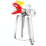 Pistola a spruzzo airless ad alta pressione e portaugello e set di ugelli, accessori per spruzzatore a spruzzo di vernice (rosso)