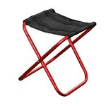 Sgabello pieghevole portatile da esterno, dimensioni: 25 * 22 * ​​26 cm (rosso)