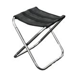 Sgabello pieghevole portatile da esterno, dimensioni: 25 * 22 * ​​26 cm (argento)