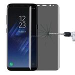 Per Galaxy S8 + / G9550 0.3mm 9H Durezza superficiale 3D Curvo Privacy Protezione schermo in vetro temperato anti-riflesso a schermo intero