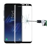Per Galaxy S8 + / G9550 0,3 mm 9H Durezza superficiale Protezione schermo in vetro temperato a schermo intero curvo 3D (nero)