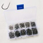 ISE 500 PCS Ami da pesca con amo da pesca a misura mista