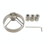 Guida per trapano 5 in 1 Maschera per fori tascabili verticali 5/6/7/8/9/10 / 12mm Localizzatore di fori per punte da trapano Kit per maschere per la lavorazione del legno in acciaio inossidabile
