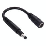 Cavo adattatore per interfacce da 4,8 x 1,7 mm maschio a 5,5 x 2,1 mm femmina per notebook portatile, lunghezza: 10 cm