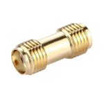 Adattatore connettore femmina SMA a femmina SMA (oro)