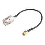 Cavo adattatore da 15 cm UHF femmina a SMA maschio RG174