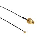 Cavo adattatore femmina IPX-SMA, lunghezza: 20 cm (nero)