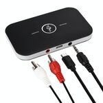 Trasmettitore audio Bluetooth HIFI 2 in1 B6 Adattatore ricevitore Lettore audio portatile