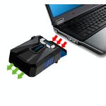 Ventola raffreddamento portatile Ice Troll 5 per laptop regolabile AC 220V nero PC2204B 6922144362018
