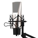 Microfono professionale per registrazione audio a condensatore per giochi Yanmai Q6, compatibile con PC e Mac per spettacoli dal vivo, KTV, ecc. (Nero)