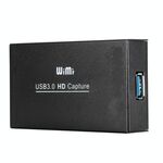 WIMI EC288 USB 3.0 HDMI 1080P Dispositivo di acquisizione video Stream Box, nessun driver di installazione necessario (nero)