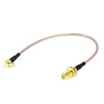 Adattatore SMA femmina a MCX maschio angolo retto RF RG316 15 cm PC3410 6922740065641