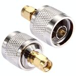 Connettore RP-SMA maschio a N maschio
