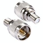 Connettore F femmina a maschio UHF