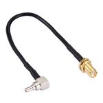 Cavo da gomito a 90 gradi CRC9 da 15 cm a SMA femmina RG174