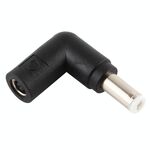 Adattatore di alimentazione per interfacce maschio da 4,5 x 3,0 mm femmina a 5,5 x 2,1 mm per notebook (nero)