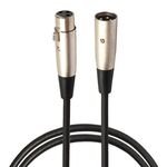 Cavo audio per microfono da 1 m a 3 pin da XLR maschio a XLR femmina