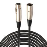 Cavo audio per microfono da 10 m a 3 pin da XLR maschio a XLR femmina