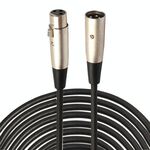 Cavo audio per microfono da 20 m a 3 pin da XLR maschio a XLR femmina