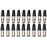 10 coppie di connettori XLR a 3 pin maschio + femmina jack per microfono