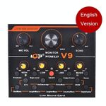 V9 Apparecchiature di trasmissione dal vivo Webcast Entertainment Scheda audio Streamer