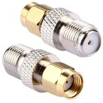2 PCS F femmina a connettore maschio RP-SMA