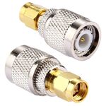 2 PCS TNC maschio a connettore maschio SMA