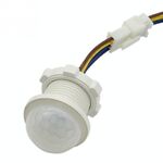 Sensore di movimento a luce infrarossa da esterno per interni Ritardo temporale Interruttore PIR Lampada notturna sensibile a LED, CA 220 V.