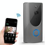 M2 720P Smart WIFI Video Campanello visivo, supporto per monitoraggio remoto del telefono cellulare e visione notturna (grigio)