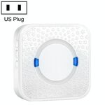 P6 110dB Wireless IP55 Impermeabile a basso consumo energetico Ricevitore per campanello WiFi Doing-dong, distanza del ricevitore: 300 m, spina americana (bianca)
