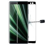 Pellicola in vetro temperato a schermo intero curvo 3D 9H per Sony Xperia XZ3 (nero)