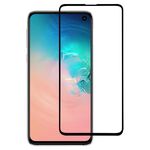 Pellicola in vetro temperato con schermo curvo premium 9H 2.5D per Galaxy S10 E.