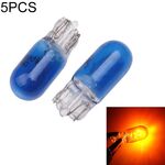 5pcs T10 12v 5w luce di lettura per strumenti per auto (blu)