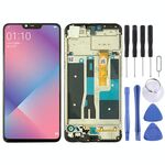Schermo LCD TFT per OPPO A5 / A3s (versione alta) Digitizer Assemblaggio completo con cornice (nero)