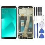 Schermo LCD TFT per OPPO A83 Digitizer Assemblaggio completo con cornice (nero)