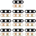 10 PCS Obiettivo e adesivo per fotocamera posteriore per Xiaomi Mi 9 SE (nero)