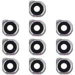 Copriobiettivo per fotocamera da 10 pezzi per LG Q6 / LG-M700 / M700 / M700A / US700 / M700H / M703 / M700Y (nero)