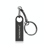 Disco U ad alta velocità impermeabile in metallo USB 2.0 da 128 GB MicroDrive (nero)