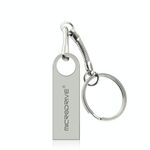 Disco U ad alta velocità impermeabile in metallo USB 2.0 MicroDrive da 128 GB (grigio)