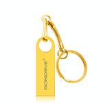 Disco U ad alta velocità impermeabile in metallo USB 2.0 da 128 GB MicroDrive (oro)