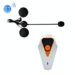 WT002 1000m IPX5 Moto impermeabile 2 utenti Interfono Bluetooth parlante full duplex Cuffie multi-interphone, supporto Ricevi chiamate e ascolta musica e riduzione del rumore