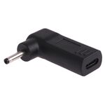 Connettore adattatore a gomito da USB-C / Type-C femmina a 3,0 x 1,1 mm maschio