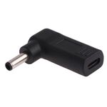 Connettore adattatore a gomito da USB-C / Type-C femmina a 4,5 x 3,0 mm maschio (nero)