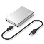 Custodia HDD Blueendless U23Q SATA da 2,5 pollici con interfaccia Micro B con cavo da Micro B a USB, spessore supporto: 10 mm o inferiore
