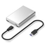Custodia HDD Blueendless U23Q SATA da 2,5 pollici con interfaccia Micro B con cavo da Micro B a USB, spessore supporto: 12,5 mm o inferiore