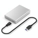 Custodia HDD Blueendless U23Q SATA da 2,5 pollici con interfaccia Micro B con cavo da Micro B a USB, spessore supporto: 15 mm o inferiore